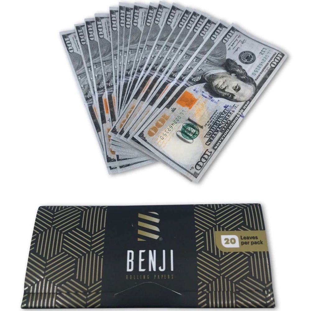 NWT Benji Papers $100 bill Rolling Papers (20)